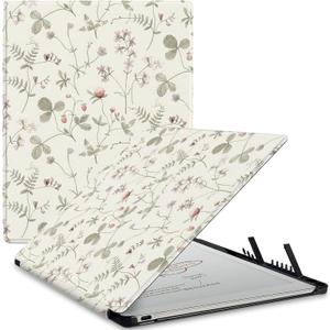 Case for Remarkable Paper Pro Tablet 11.8" (Released in 2024), Hard Back Shell Protective Book Folio Cover with Built-in Pen Holder, with Auto Sleep/Wake Function.