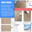 Waterproof Sealant, Transparent Waterproof Coating, Transparent Repairing Leak Adhesive, Suitable for Roof, Wall, Bathroom, Shower, Indoor and Outdoor, 35oz (white)