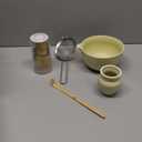 Matcha Whisk Set, Matcha Bowl with Spout, Matcha Whisk & Holder, Stainless Sifter and Bamboo Scoop, Complete Matcha kit Gift for Matcha Lovers & Starter