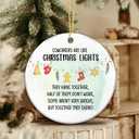 2 x Best Team Ever Ornament 2025, Coworkers Ornament  Decoration Quote Coworkers are Like Christmas Lights  White Elephant Gift for Team, Secret Santa, Workplace Appreciation Present for Colleagues