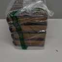 2 Pack Decorative Book Boxes Wooden Antique Book Decorations Vintage Book Storage Box (Style C)