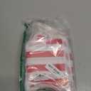 MAQIHAN Red & White Striped Pennant Banner - 98 Ft Triangle Banner Flags Carnival Circus Theme Party Decorations Supplies Triangle Bunting Flags for Carnival Circus Birthday Christmas Party Decorations Supplies