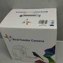 Smart Bird Feeder with Camera - 2K HD Live View, AI Identification & Instant Alerts, Weatherproof for Outdoors, 2.4GHz WiFi Solar Powered Smart Feeder for Bird Lovers