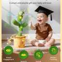 Dancing Talking Cactus Baby Toys 0-6 3-6 6-12 12-18 Months, Toddler Boys Girls Gifts for 2 3 4 5 6 7 8 9 10 Month Old Baby Toy Singing Mimicking Recording Repeating What You Say with 120 English Songs