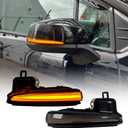 Sequential Side Mirror Lights for Toyota Tacoma 2016-2023 RAV4 2019-2023 Highlander 2020 2021 Sienna Platinum 2022 2023 2024 Corolla Cross Led Side Mirror Turn Signal Lights Dynamic Indicator Strip