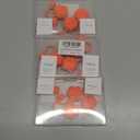 3Pcs Cute Straw Toppers for Stanley Cups - Cat Paw Straw Cover Cap for Stanley Cup Accessories, Reusable Orange Silicone Straw Covers Compatible with Stanley 30&40 Oz Tumbler 3 PACK