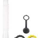 KP KOOL PRODUCTS Gas Can Nozzle - Universal Spout Replacement - White and Yellow, Collar Caps, Stopper, Vent Caps - Pack of 1