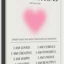Daily Affirmations for Women Wall Art, Positive Quotes Wall Decor, Inspirational Canvas Framed Wall Art Ready to Hang for Home Office Wall Decor