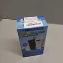 Aquarium Waterfall Filter Reptiles Turtle Filter for small tank 1-15 gallon, Low Level Water Clean Pump Internal Bio Media Water Filtration System for Fish Amphibian Cichlids Frog (Waterfall Filter)