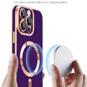 3 x iPhone 11 Pro Max Case, MagSafe Compatible, Purple, Metal, Snap-On