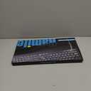 Large Print Backlit Wireless Keyboard  Silent Keyboards with Wrist Rest, 7-Color Light up, Quiet Low Profile Keys, 2.4G Wireless Rechargeable Full Size Keypad for Computer Laptop Windows, Black