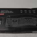 Wireless Keyboard and Mouse Combo, 2.4G Full Size Wave Keys Ergonomic Keyboard with Wrist Rest and 3-Level DPI Adjustable Wireless Ergonomic Mouse for Windows, Mac OS Desktop/Laptop/PC (Black)