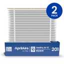 AprilAire 201 Replacement Furnace Filter for AprilAire or Space-Gard 2200 or 2250 Whole-House Air Purifiers - MERV 10, 20x25x6 Air Filter (Pack of 2)