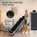 Walking Pad Treadmill for Home, Lightweight Walk Machine with Remote Control and LED Display, Portable Treadmill Under Desk for Walking, Jogging, Running