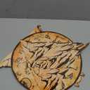 Pirate Cupcake Stand 3-Tier Treasure Map Cupcake Tower for Pirate Birthday Party Supplies and Decorations