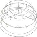 3-Tier Rib Hanging System for Big Green Egg XL, for Kamado Joe Big, Rib Hanger with Removable Cooking Hooks 304 Stainless Steel Replacement Kit Grill Racks BGE Accessories