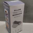 3-in-1 Neck Massager Pillow for Pain Relief, Featuring Heat & Gentle Support, Cervical Massage Pillow for Neck, Shoulder & Back, Ergonomic Design for Daily Comfort, Plug-in Use for Continuous Power (Gray)