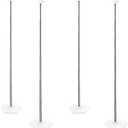 TEKXYZ Telescoping Balloon Stand Set of 4, 1.5ft to 7ft Free Adjustable Metal Balloon Column Stand for Party Decorations