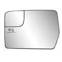 Driver Left Side Heated Mirror Glass Replacement Compatible with Ford F150 2011 2012 2013 2014 (2011-2014 (Left))