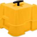 Camco Fasten RV Leveling High-Gain Base - Nesting Design for RV Storage - Convenient Carry Handle - Compatible w/Square RV Leveling Blocks and RV Jacks - Supports Up to 8,000lbs, 2-Pk (44539)