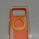 TORRAS Upgraded 360 Magnetic Stand for iPhone 17 Pro Max Case with Camera Control, Fit for MagSafe with Ring, Mil-Grade Protection, Translucent Slim for iPhone 17 ProMax Case Ostand, Neon Orange