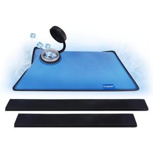 Large Refillable Ice Bag for Injuries, FSA Eligible, 14.5" x 10.6" Travel Ice Water Bag with Straps for Cold Therapy, Ice Pack Pain Relief for Swelling, Inflammation, Arthritis, Muscle