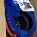 O-Cedar EasyWring RinseClean Microfiber Spin Mop & Bucket Floor Cleaning System with 3 Extra Refills, Plastic, Grey