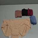 INNERSY Women's Soft & Thin No Show Modal Underwear Quick Dry Panties for Summer 5-Pack (XXL)