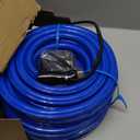 75FT Heated Water Hose for RV, Heated Drinking Water Hose with Thermostat, Lead and BPA Free, 1/ 2"Inner Diameter, Temperatures Down to -40°F Self-Regulating, Blue Appearance