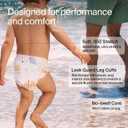 Coterie Baby Swim Diapers, Size Medium (20-34 lbs), 2-Pack (36 Total Diapers) | Disposable Water Diapers for Pool & Beach | Hypoallergenic, No-Swell Design for Sensitive Skin