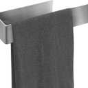 Hand Towel Holder, Self Adhesive Towel Ring, SUS 304 Stainless Steel Brushed Towel Racks, Towel Bar for Bathroom Wall, Kitchen (Silver)