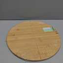 16" Pizza Cutting Board Double Sided Round Cutting Boards Large Pizza Server Bamboo Wooden 16inch Platter Pizza Oven Accessories Kitchen Gifts Pizza Prep Board with Grooves, Extra Large