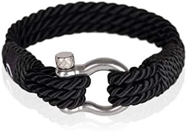 Mover Bracelets Paracord Bracelet for Men - Twisted Rope Bracelets for Men, Handmade Mens Bracelets Jewelry, Boyfriend Gifts Birthday, Pulseras Para Hombres, Men's Bracelet Gifts for Son Pack Of 2