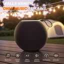 VidaTeco 30W Wireless Bluetooth Speaker with 360 Stereo Deep Bass, IPX5 Waterproof Outdoor Bluetooth Speaker, 14H Playtime, TWS Pairing for Home, Pool, Beach, Camping (Black)