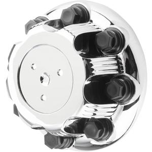Chrome Wheel Center Hub Cap 6 Lug for Safari, Sierra, Savana, Yukon OEM #15067581 G006 (1x Chrome)