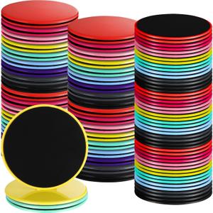Jenaai Core Sliders Bulk Exercise Glider Discs Gifts for Group Training Classes Fitness Slider Workout Dual Sided AB Pads for Hiit Gym Carpet Hardwood Floor