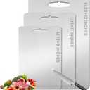 Titanium Cutting Board, 2025 New Upgrade 100% Pure Titanium Cutting Boards for Kitchen, Hygiene & Durability Non Stick Chopping Board, Double sided Cutting Mat, Easy to Clean (13 * 9) (Medium)