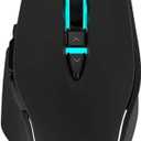 Corsair M65 RGB Elite Wired FPS and MOBA Gaming Mouse Adjustable Weight and Balance Durable Aluminum Frame 18,000 DPI Optical Sensor , Black