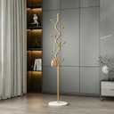 Coat Rack Freestanding Tree-shaped Clothes Rack for Clothing Hat Bag Purses