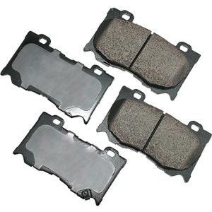 Akebono ACT1346 Front Brake Pad, GREY