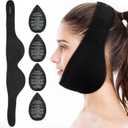 LotFancy Wisdom Teeth Ice Pack Head Wrap, Face Ice Pack for TMJ Jaw Toothache Pain Relief, with 4 Reusable Hot Cold Therapy Gel Packs, for Chin, Oral and Facial Surgery, for Kids, Teens, Petite Adults