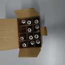 Christmas Orange Flicker Flame Light Bulbs, Crystal Orange Flame Tip Candelabra Replacement Bulbs, Flickering Bulbs Dances with Flame, 1 Watts, E12 Candelabra Base, 12 Pack