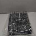 Dish Drying Rack, 2 Tier Dish Racks for Kitchen Counter, Compact Drying Rack Kitchen, Detachable Dish Rack with Drainboard, Utensil Holder, Cup Holder for Small Space, Black