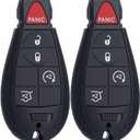 SUPALAND Remote Key Fob FOBIK Replacement Fits for Jeep Grand Cherokee 2008 2009 2010 2011 2012 2013 Commander 2008-2010 IYZ-C01C Keyless Entry Remote Start Control
