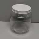 Half Gallon Glass Large Mason Jar Wide Mouth with Airtight Metal Lid - 1/2 Gallon Mason Jars - BPA-Free Glass Jar with Lid - Dishwasher Safe- By Kitchentoolz - Made in USA