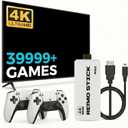 Retro Gaming Console Enjoy a Classic Gaming Experience Plug & Play Retro Game Tv Console Stick HDMI 4K Dual 2.4G Wireless Controllers Emulators