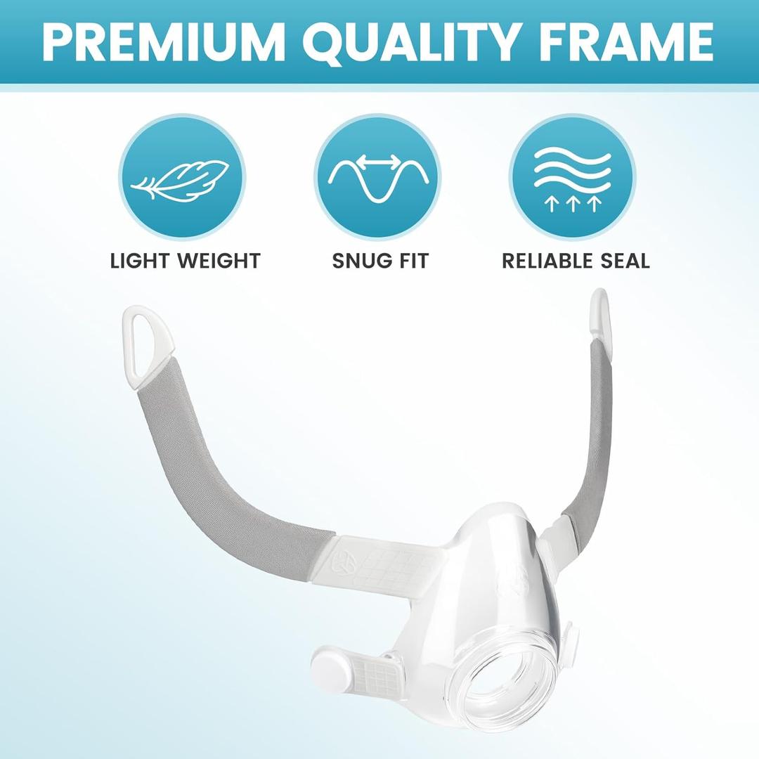 F20 Frame for AirFit F20 Full-Face Mask - Includes Frame, , Comfortable Design - Compatible with AirFit F20