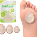 Bukihome Extra Thick Callus Remover,Felt Callus Pads,Protect Calluses from Rubbing on ShoesReduce Foot and Heel PainSelf-Stick Pedi CushionsPack of 18,Multi-Size