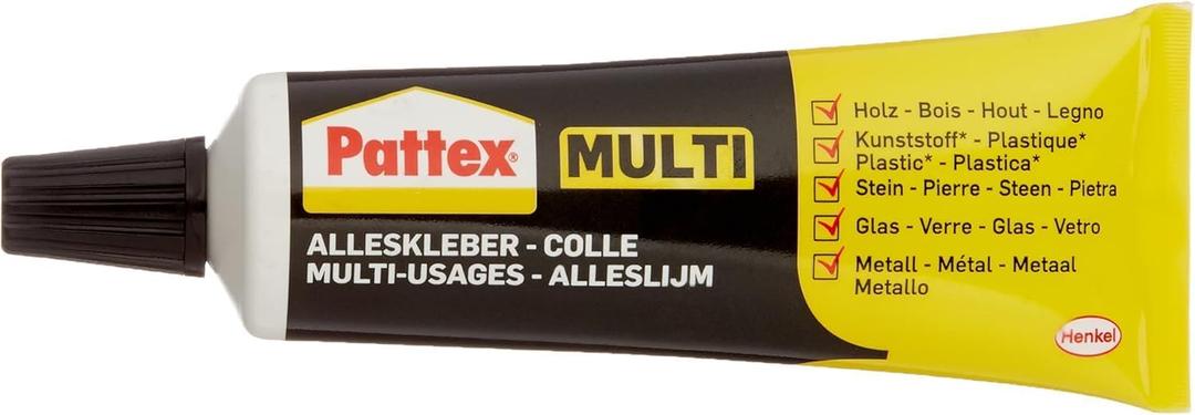 Pattex 1345747"Multi" General Purpose Glue, Black/ Yellow, 50 g