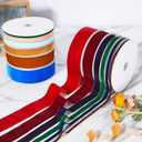 Brown Velvet Ribbon 1.5 inch x 20 Yards, Christmas Ribbon Perfect for Christmas Tree Wreath Flower Bouquet Decoration, Handmade Crafts Ornaments, Gift Wrapping & Bow Making